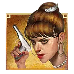 สัญลักษณ์รูปโจรสาวสวย ของเกม Bugsy is Bar